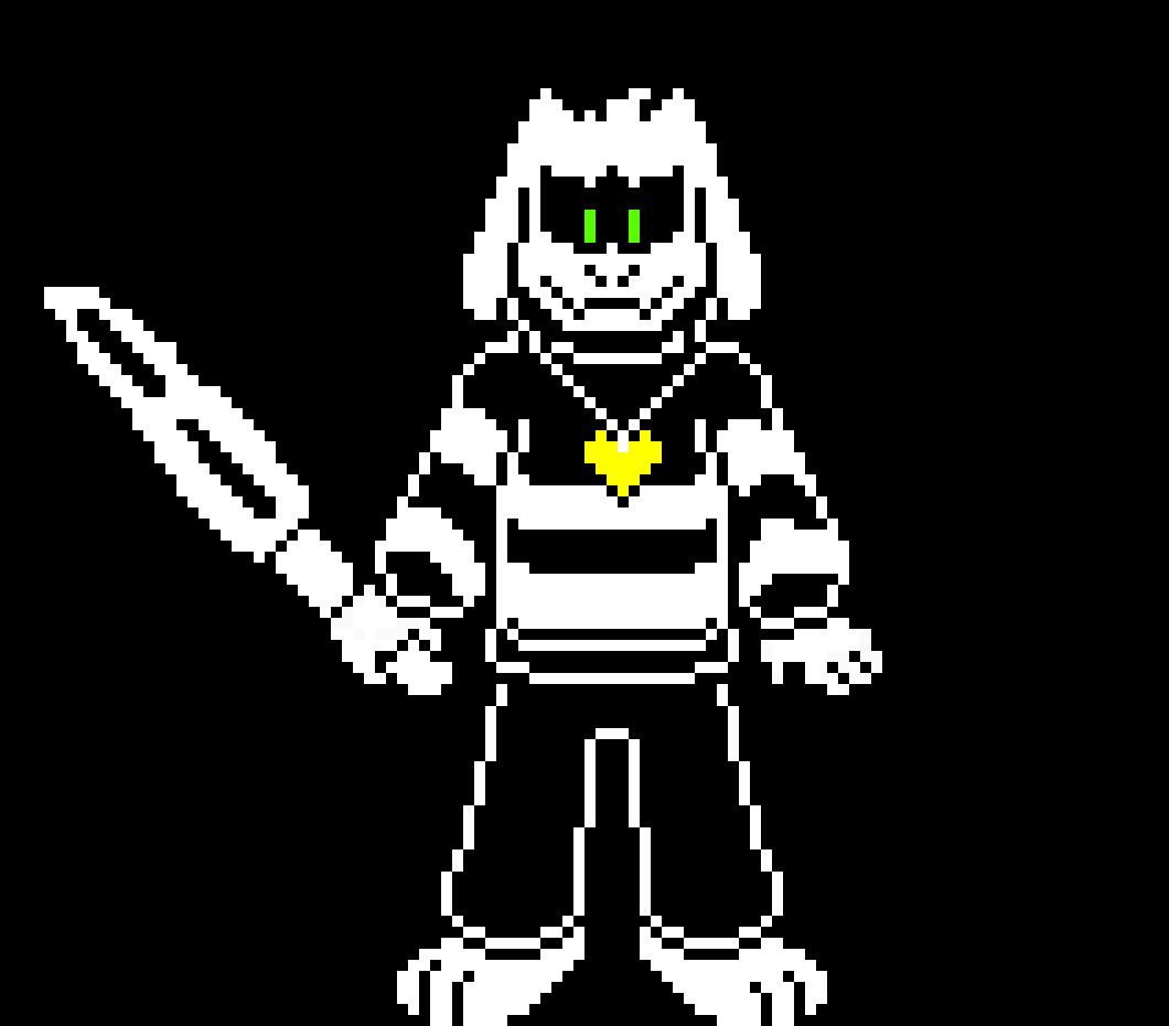 [2b9834] (slashes tim)---asriel/shadow