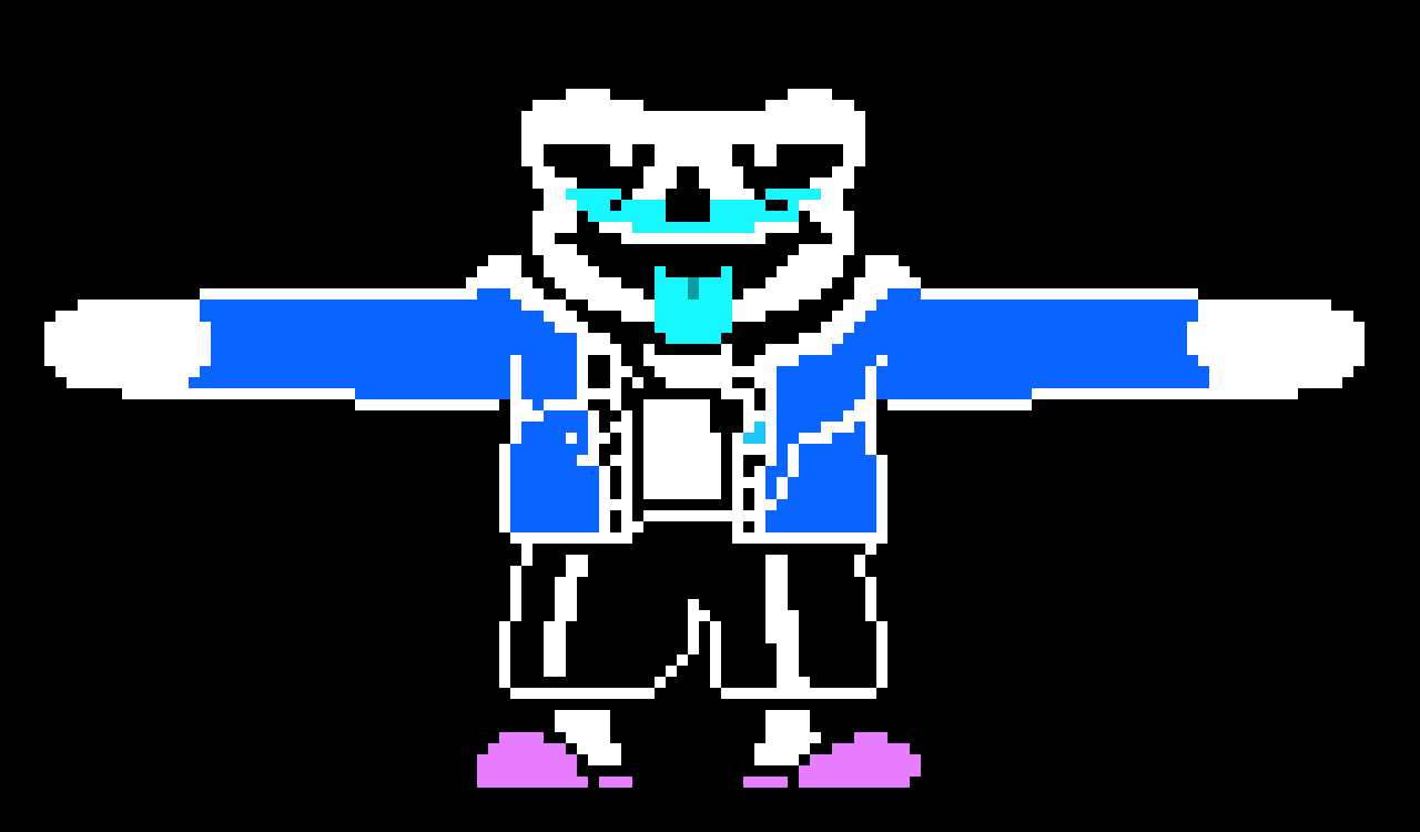 [4033bd] im a disgrace to all sanses but i love it -T-posing Sans