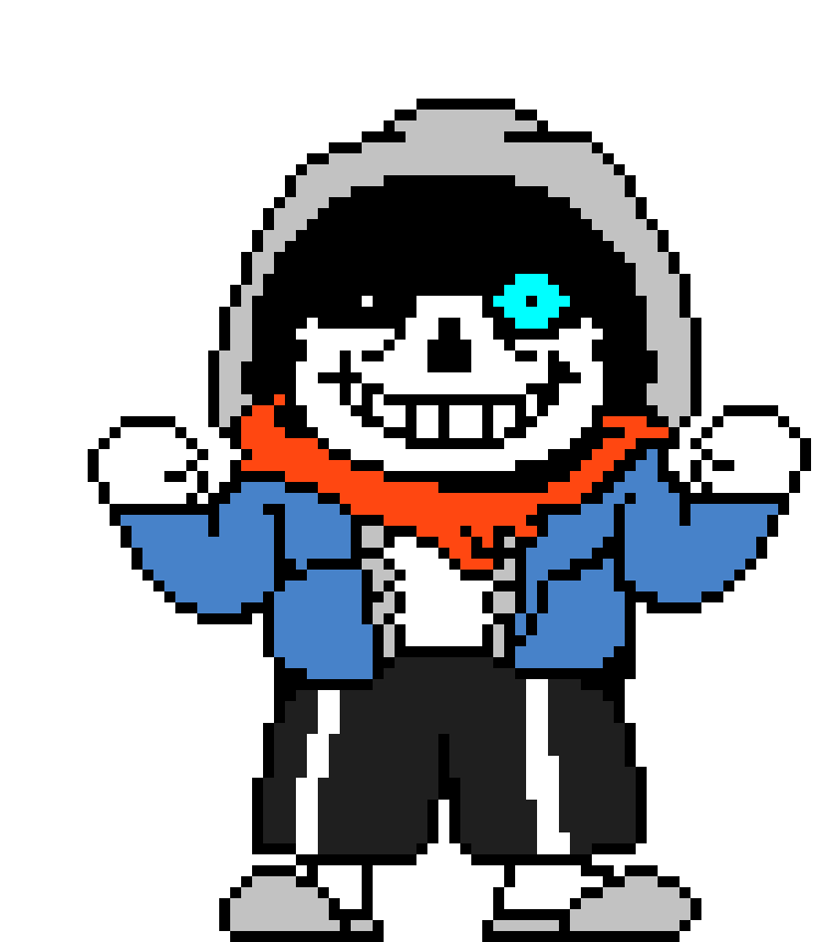 [0b6637] Undertale: The Final Battle/Disbelief Sans Phase 3 Sprite.