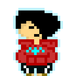 [c8bb2d] *appears infront of xavier and slams the outline into the ground*