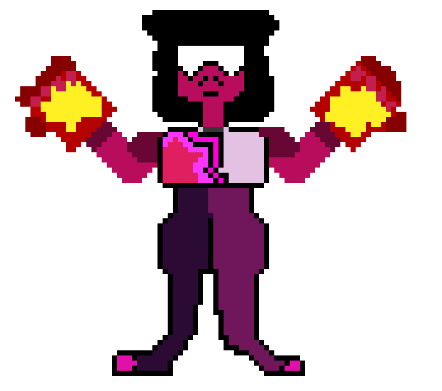 [9664c4] UnderTale Steven Universe Garnet Sprite