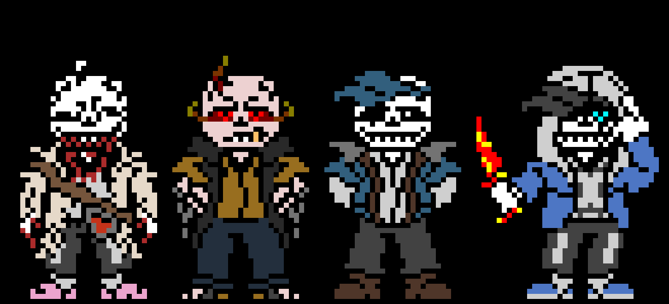 [57dac4] InsanityCotv, NegaFell, BetrayerBetrayer and Preboot! LbLb, AU's that I own lol