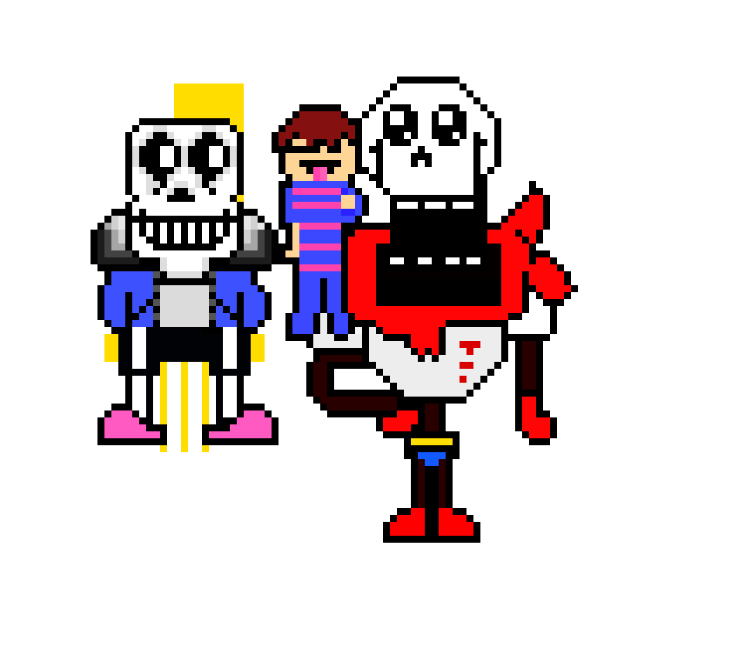 [9664c4] Sans Paps AND frisk