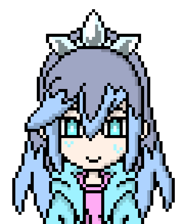 [5b2f3e] Fubuki-hime: -slides to the side of the temple, -a trail of snowy footprint are on the summer grass-