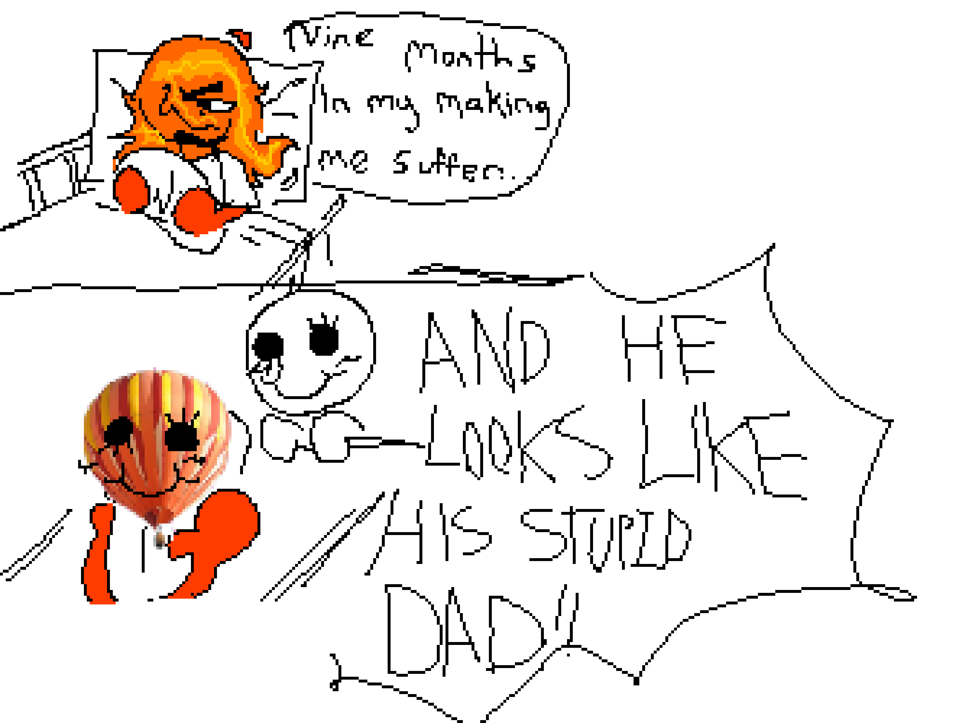 [c9c305] stupid doodle