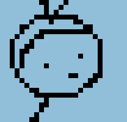 [f7c573] it just makes me think... what if a real person does it. like imagine in a conversation between you and someone else, the person youre talking to just does this weird body movement from time to time