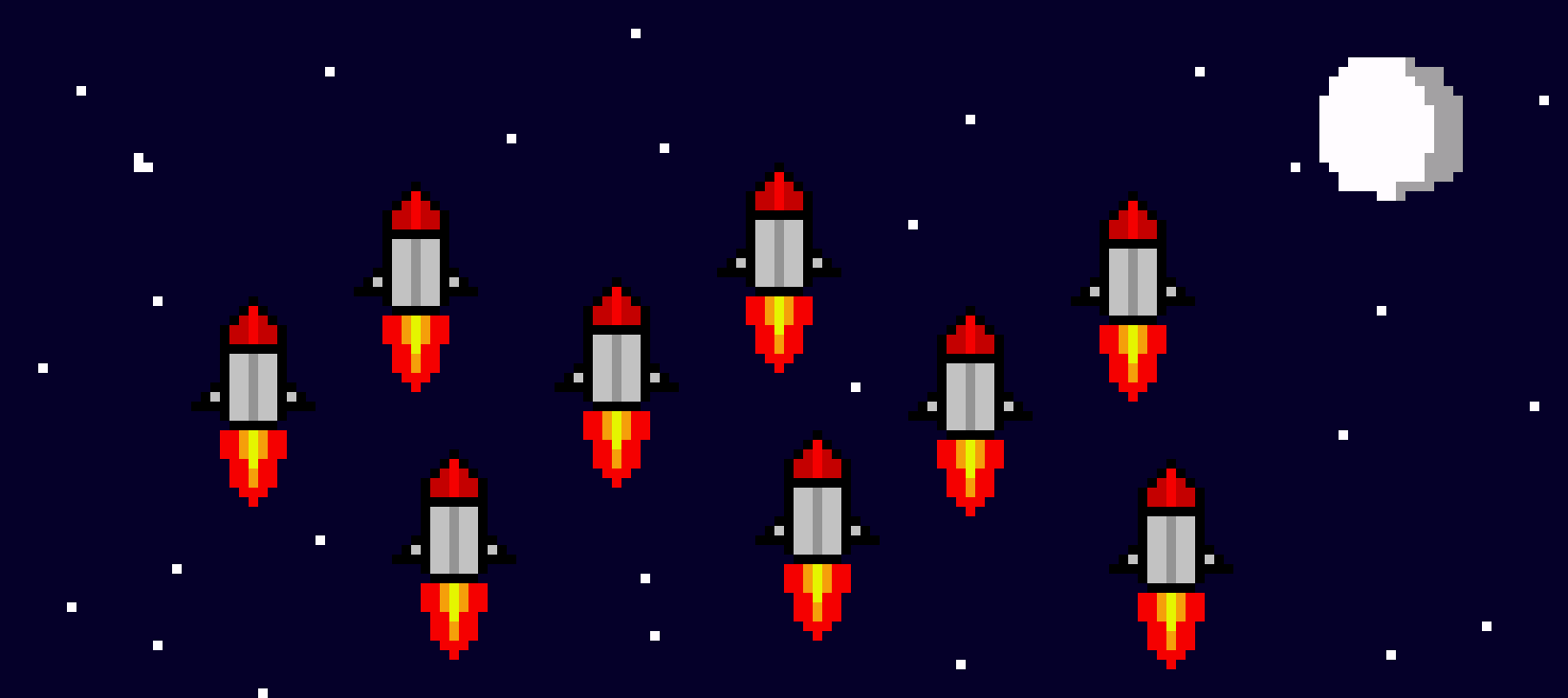 [f5b2d0] SPACESHIPS FLYING