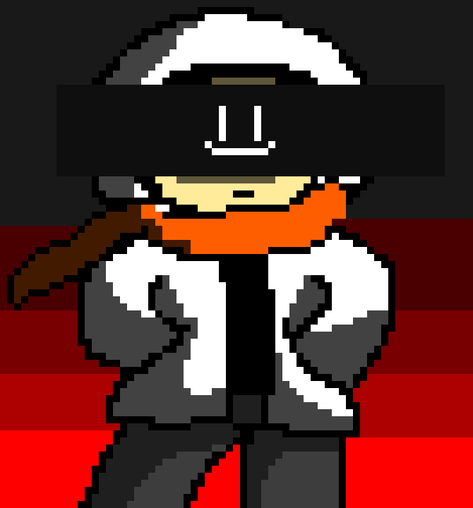 [74f0eb] *he dodges them even though he cant die. he punches killer with an energy punch and it makes a huge explosion.*