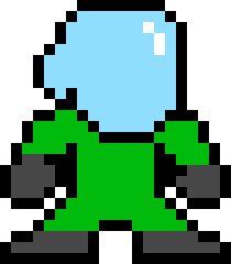 [9664c4] GreenAstronautRight