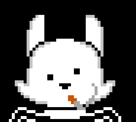 [0b51d0] Well, it's kind of like an Undertale sprite.