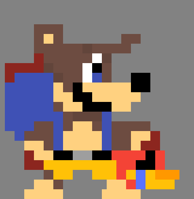 [212b1f] K: Banjo, heal me. B: Why would I heal you? K: -cries-