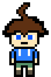 [9664c4] Danganronpa Giyo/Jay Pixel Sprite