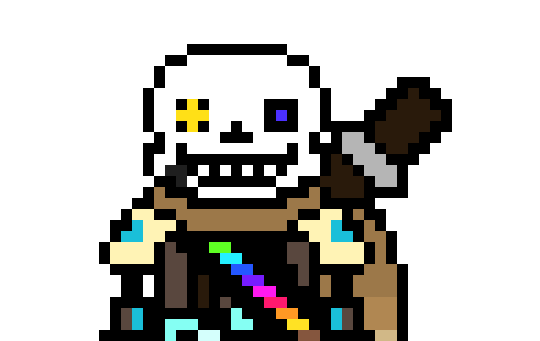 [b9de0d] *draws him a ink sans plush* - INK! sans