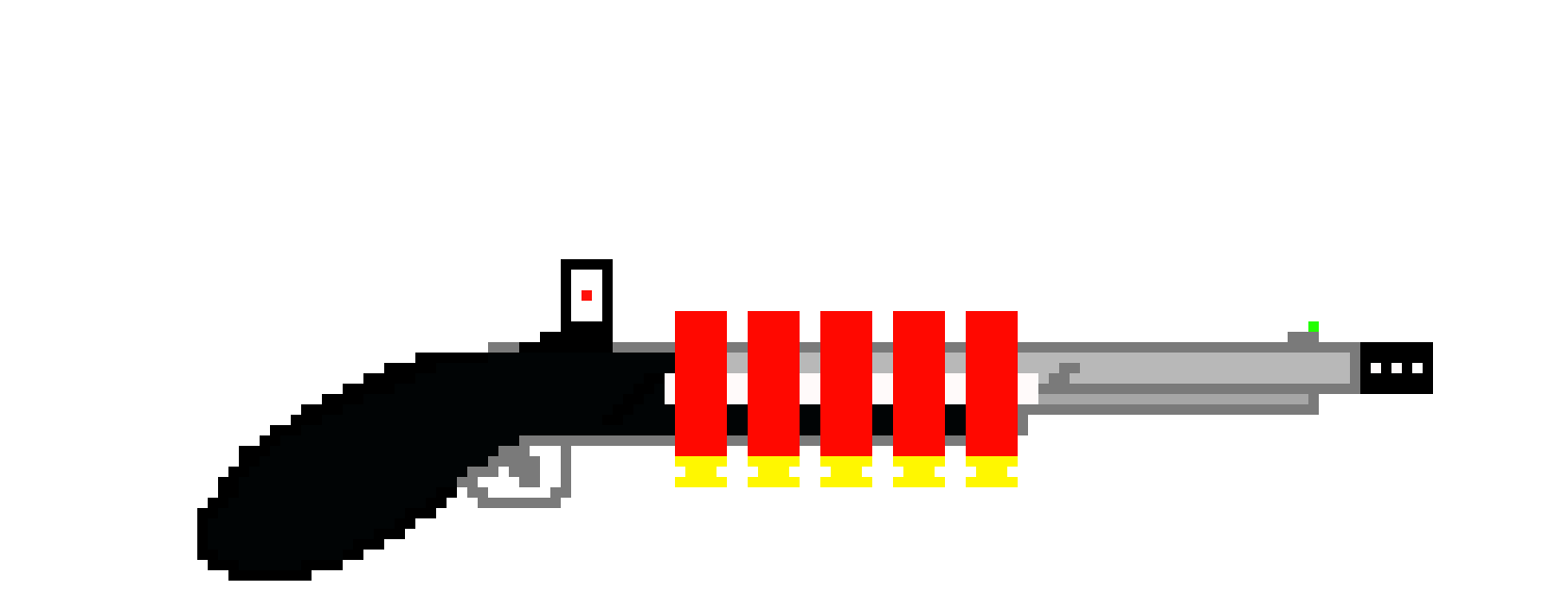 [11bff7]  Tactical Double Barrel Shotgun w/ shell holder on barrel