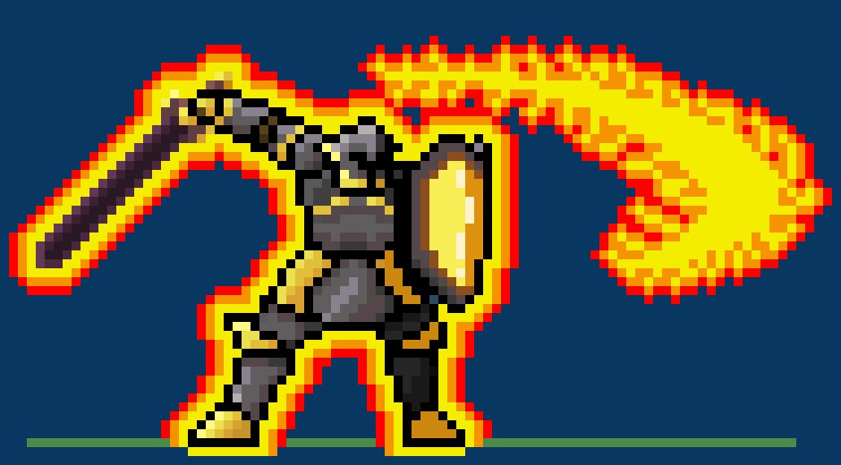 [35dc76] kaboom, you add the fire flare thingys