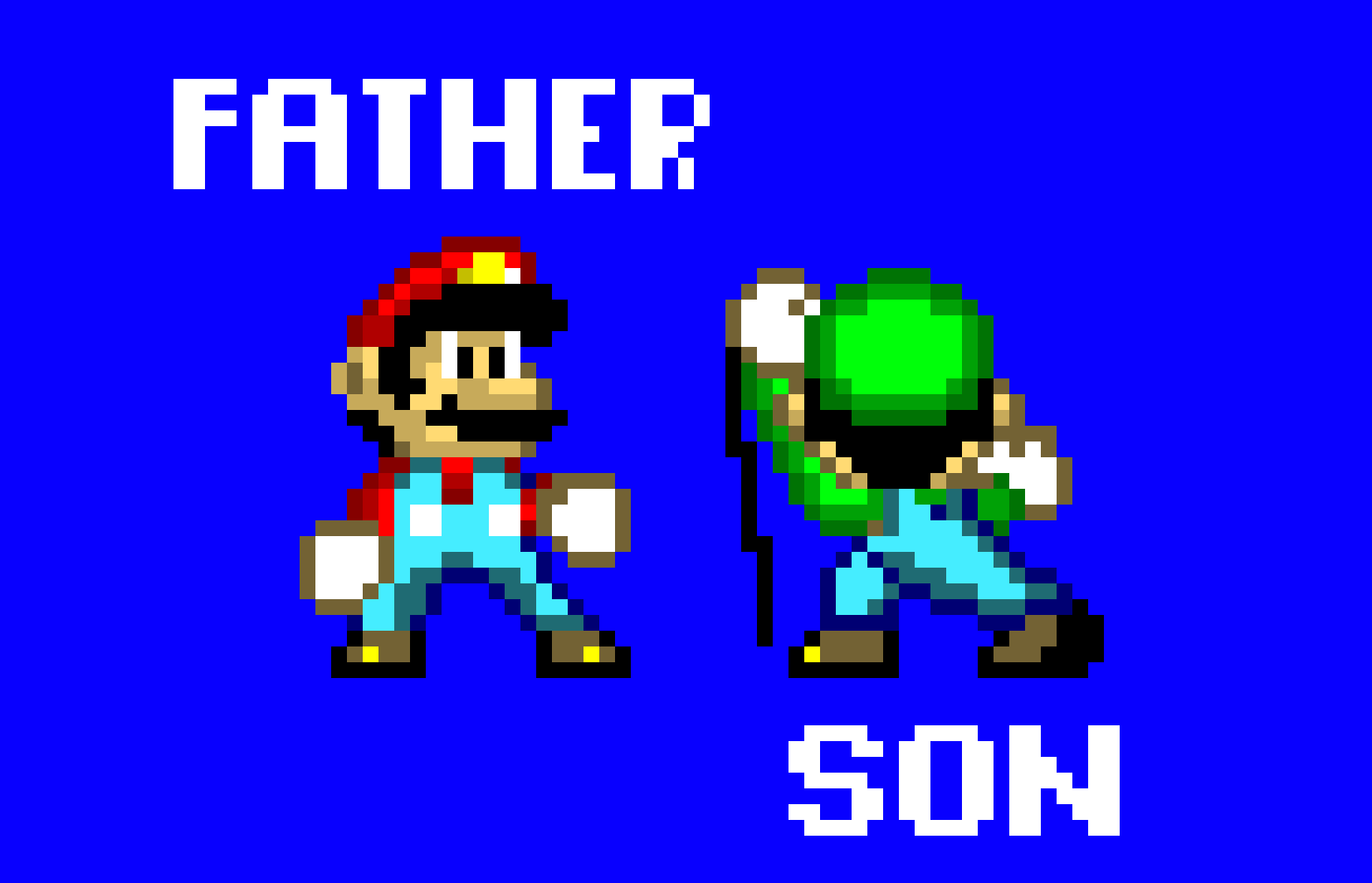 [9664c4] father mario son luigi
