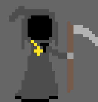 [f455be] *He twirls his scythe like a baton, and just looks around* Geez, wonder if Boarder has my sprite yet.