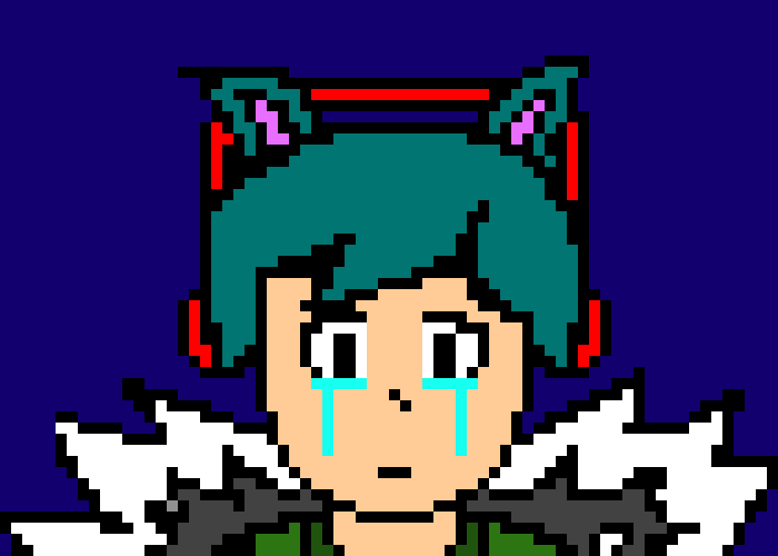 [3a33bd] (Starts crying)HA HA*nervous laughter*THE FUNNY THING IS THAT IT"S NOT HEALABLE!!-Cade