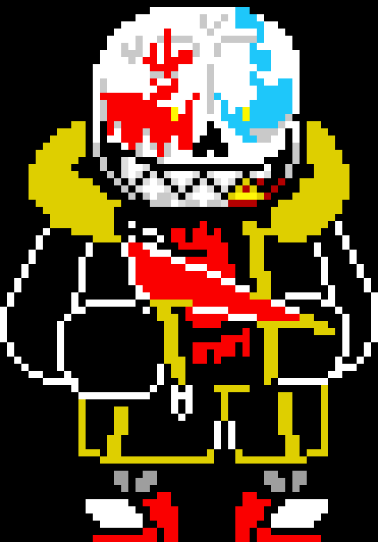 [2b9834] fatal fell: your back for a round two huh (aims blaster and fires at papyrus