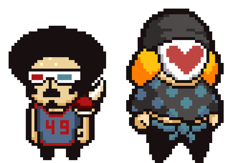 [6ed7de] Hell, Jimothy and Dubble are my two original characters. Small question for anyone that's familiar with them, but how are these two as characters?