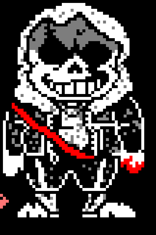 [43520c] *blocks the 90 blasters and the bones*