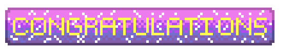 [3580ba] Congratulations 5 pixels