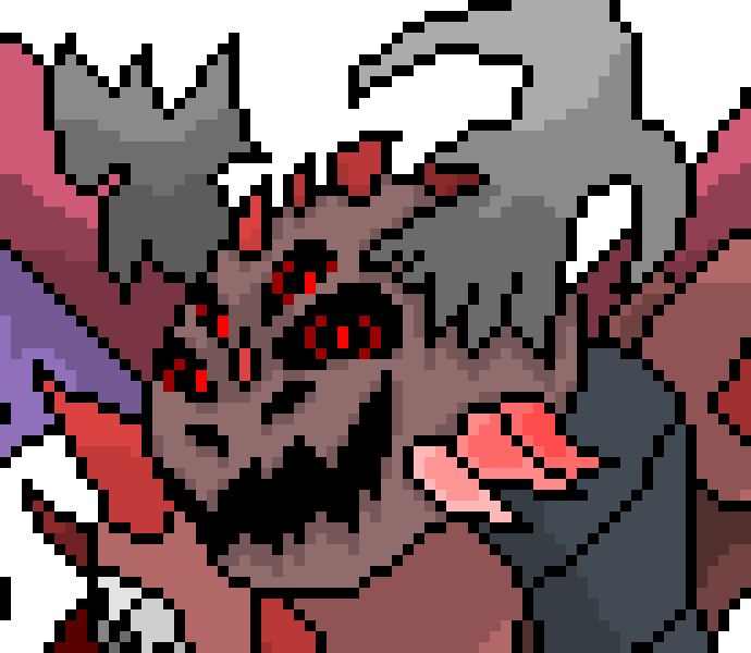 [a2471d] *https://www.youtube.com/watch?v=3ucIdYj42sM plays* *takes the hit and makes boulders fall all over the arena*