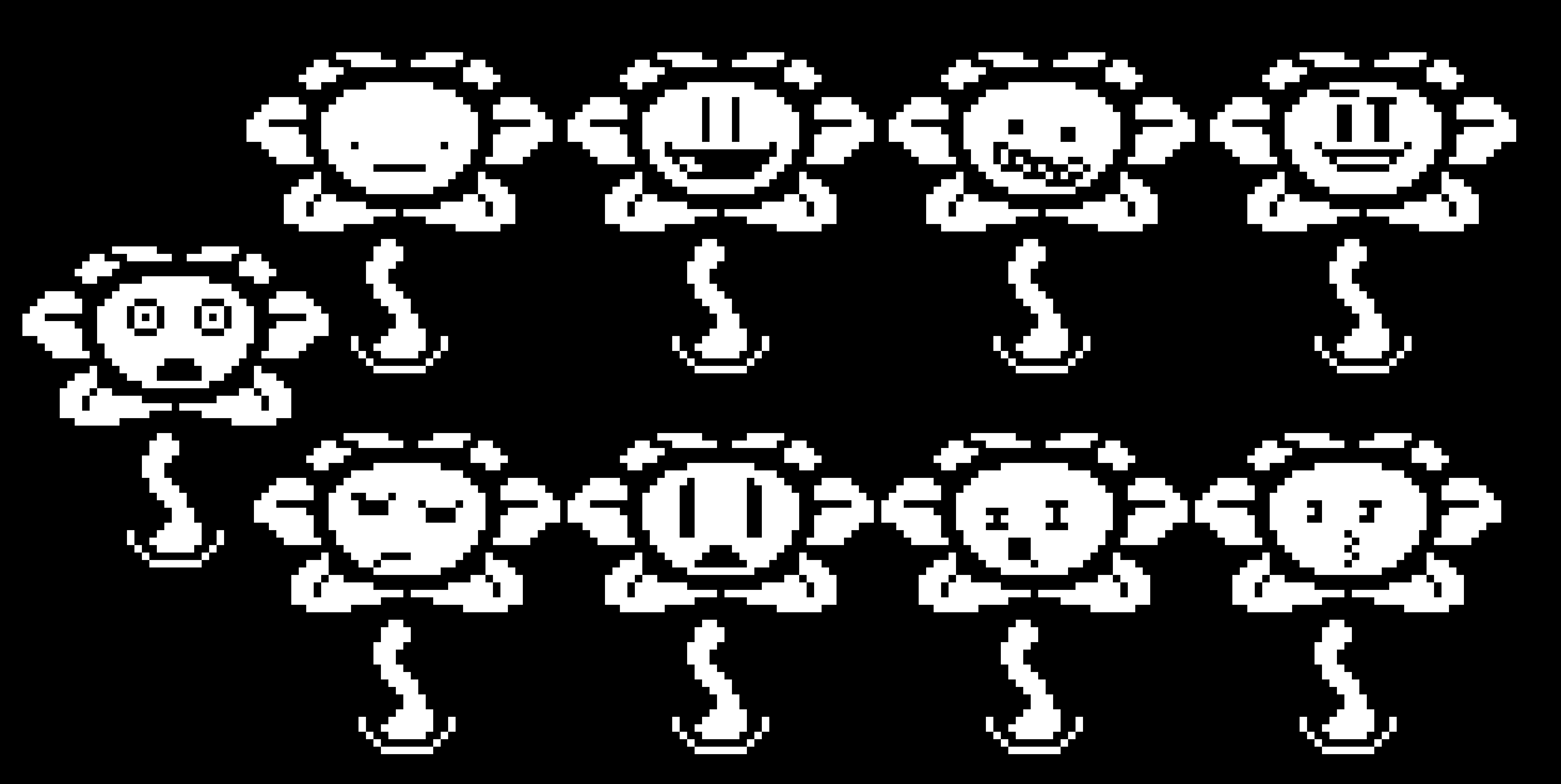 [2eebbd] WOLFTALE flowey sprites 