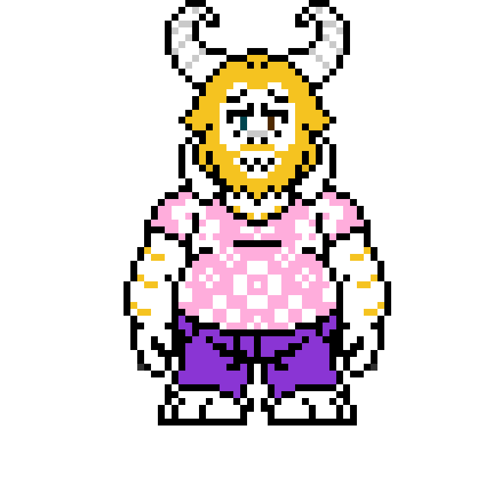 [b7731b] undertale 2 asgore dreemurr sprite