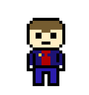 [9cd13c] danganronpa pixel sprite base:Yuri