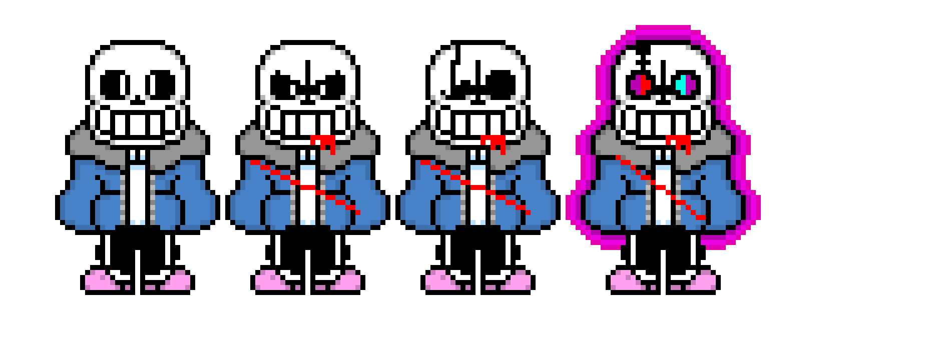 [1e48a3] Custom last breath Sans sprite (Overworld)