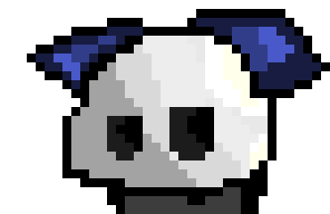 [3fcaee]  im a ghost who wears blades shaped into a circle and a drone head -drone/Tom