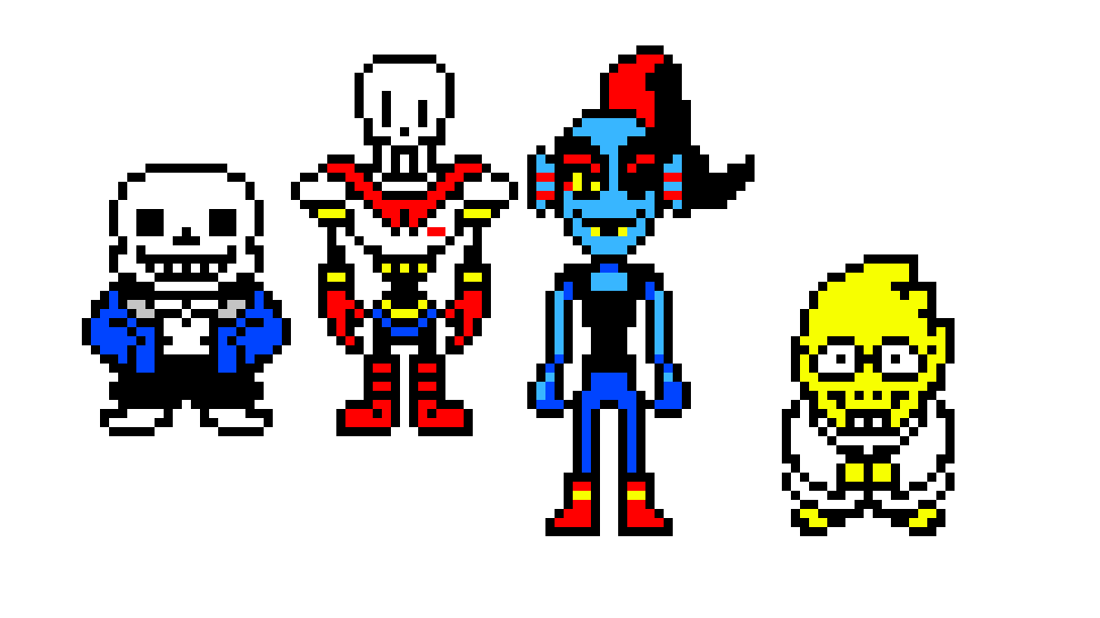 [9664c4] every undertale characters part 2