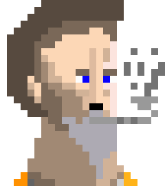 [b6264e] T! Do you have a brick in your hat or what? You look like a bummer!