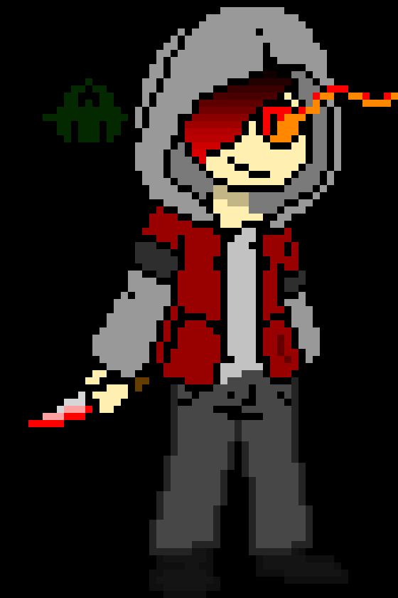 [4793a2] i dont intend to...-runs at a blaster- THIS...IS...-slices through it- SPARTA! -slashes at psycho-