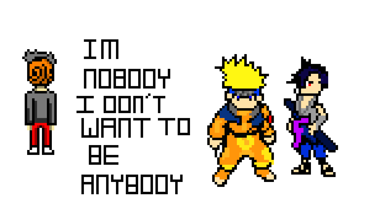 [9664c4] Naruto Pixel Art Obito Uchiha