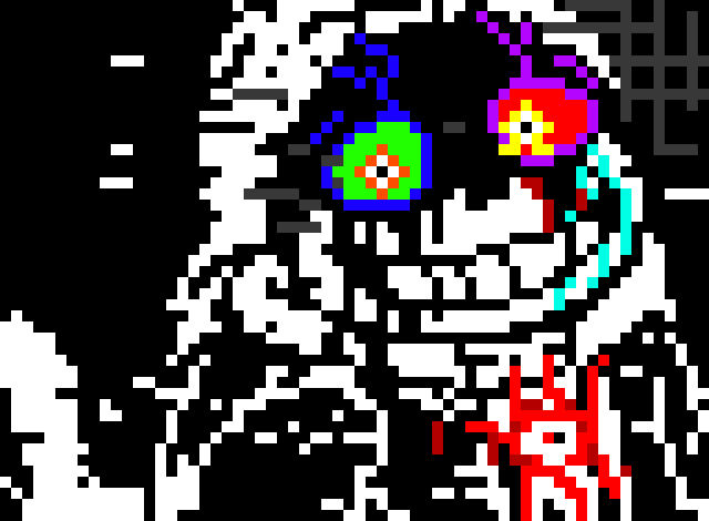 [fdfee0] dusttrust sans... challenge me i dare you... -electro (dustverse sans)