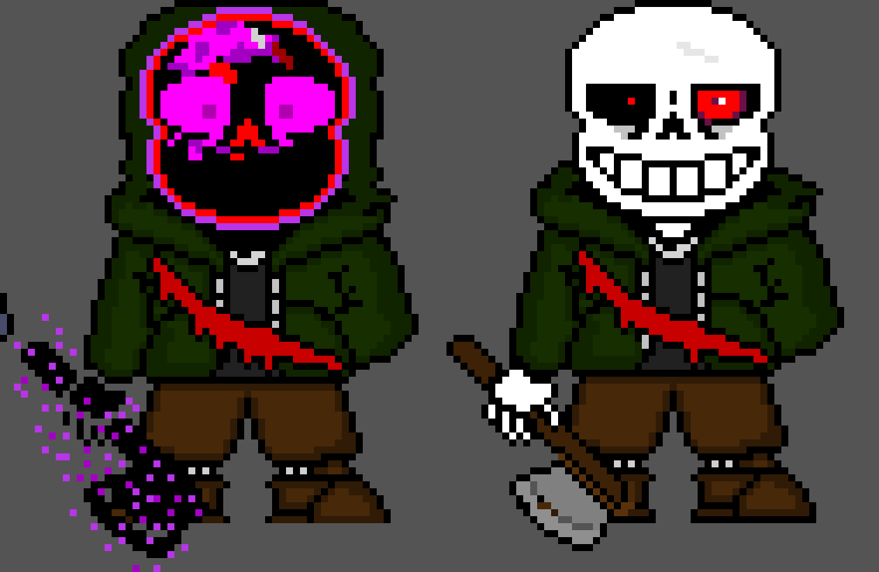 [11a9d7] However, I did manage to make true insanity lol -Insanity!Sans (Deteriorate)