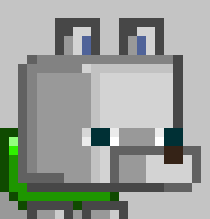 [5b2f3e] -Dorri trots along the edge of a frozen over river-