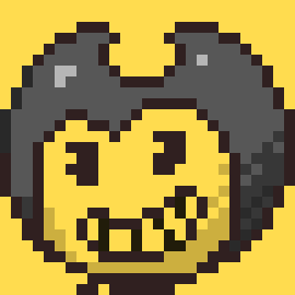 [7060ce] -looks at Insanity- Heya! Why'd ya throw me in the trash?! -Bendy