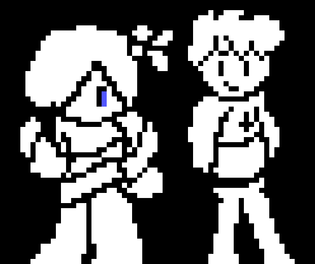 [f11814] hey, loli, in my game, i decided for some plot twist, i'll add you in the game to help teach the player about soul colors and attacks. since i can only use blue and lightblue.