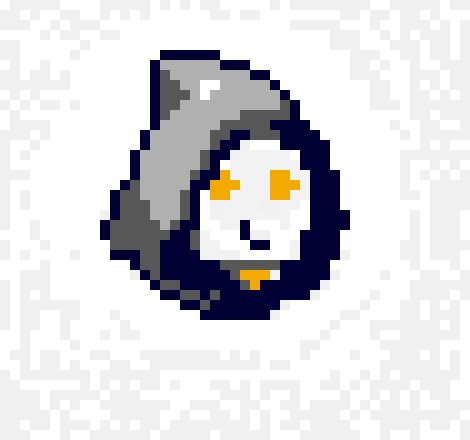 [dfb43a] Reaper Overwatch Pixel Face 