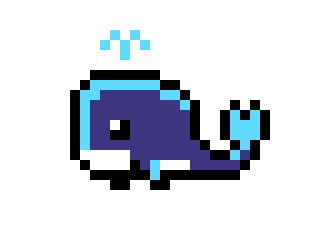 [e3be5b] Pixel Whale