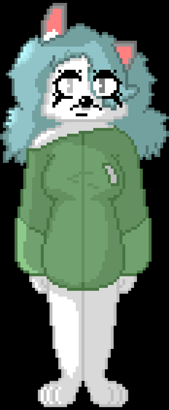 [53e87e] And this is my most recent sprite... Okay, Makrus made the base for it, but I improved it by a lot. The original was very... Interesting... -Foxlynn