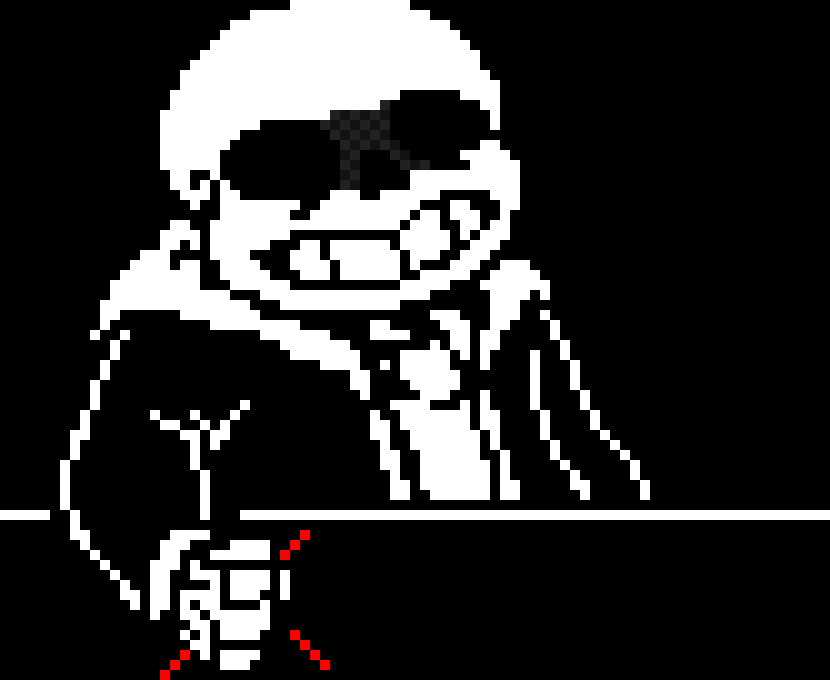 [55e4e5] I Asked, W H O. S T O L E. M Y. K E T C H U P. -Shop Keeper Sans