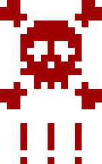 [466bc6] red skull caution