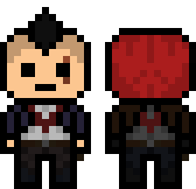 [fec244] danganronpa pixel sprite base