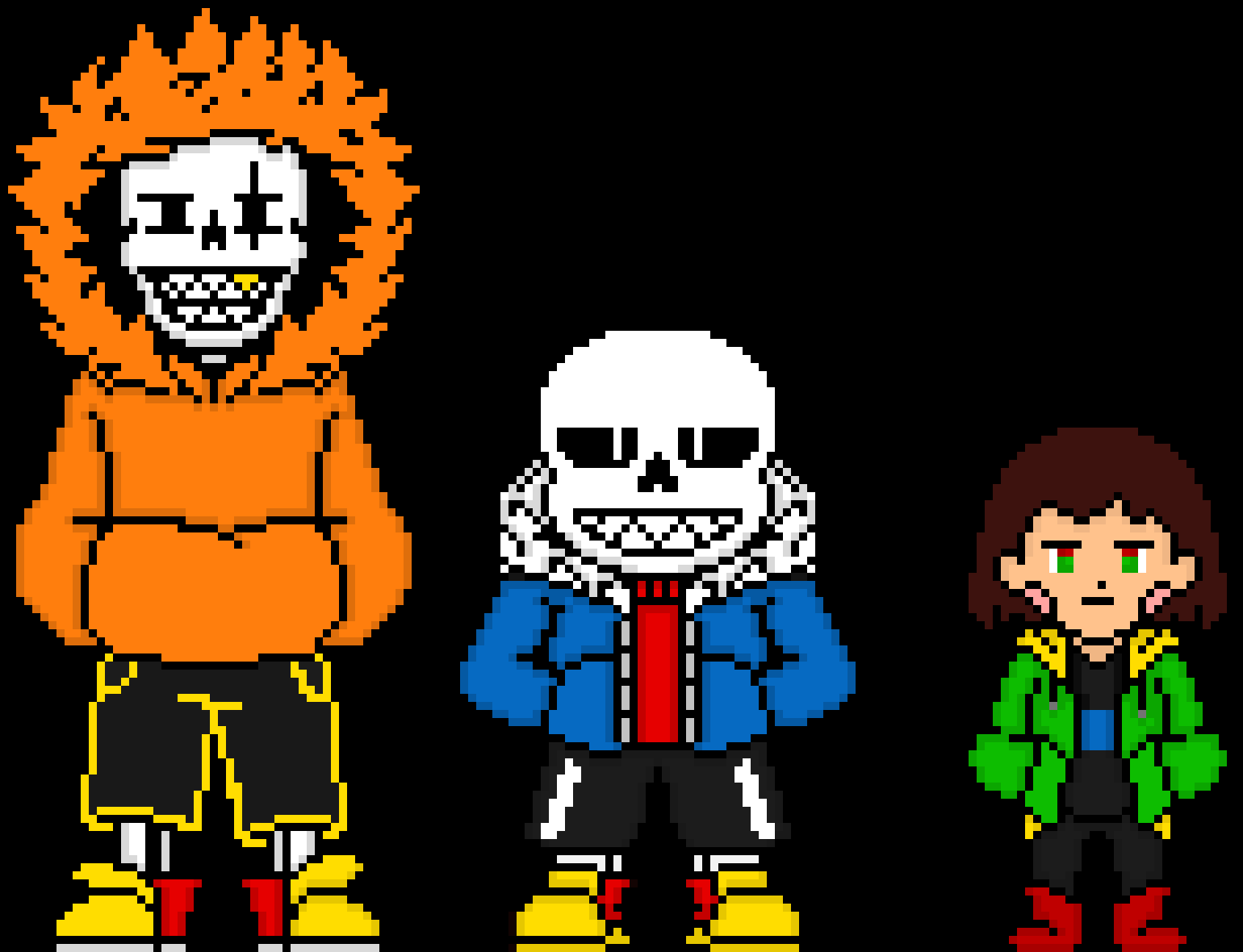 [b63bdb] Chara: "you got seconds to leave before we kill you" Kitt: "otherwise, your really not going to like what happens next"