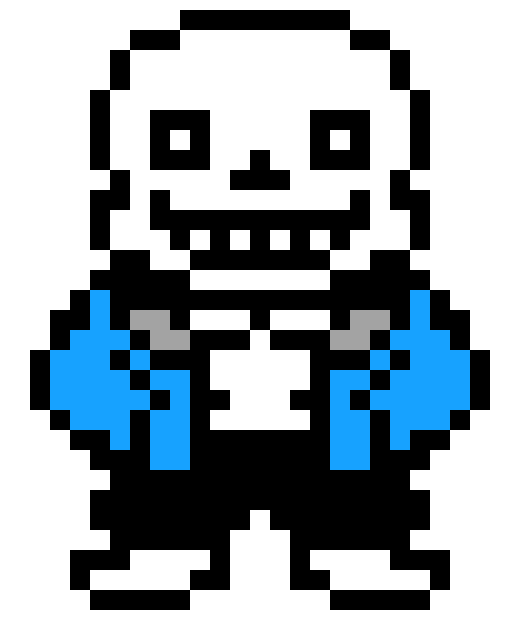 [a61c8d] Sans Overworld Sprite With Irises