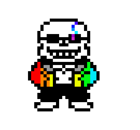 [9664c4] Rainbow Dude Sans' Sprite